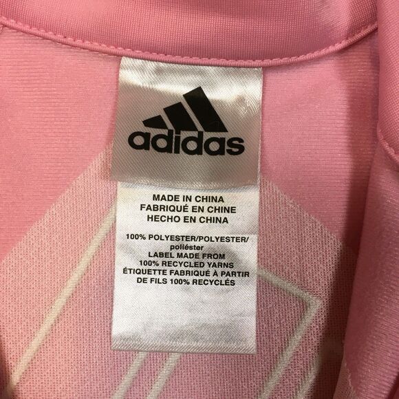 NWT Adidas Toddler Girls 12M 2 Piece Set Tracksuit Jacket Jogger Sweatpants Pink - Picture 6 of 16